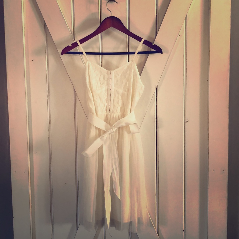 White summer dress- Marineblu